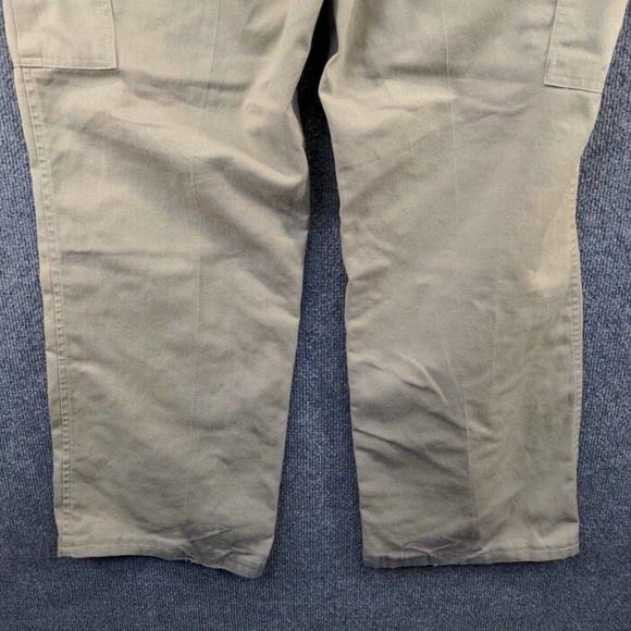 Edwards Men's Subaru Uniform Pants Tan Size 18 UL Cargo Pockets Embroidered Logo - Picture 7 of 15